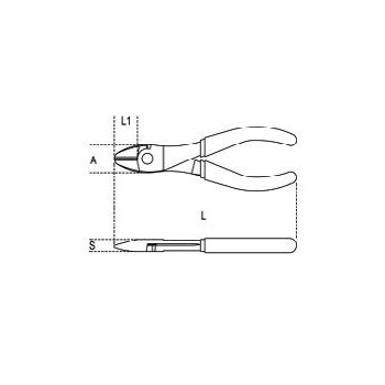 Ref. 1084BM - Alicate de corte Diagonal Bimaterial