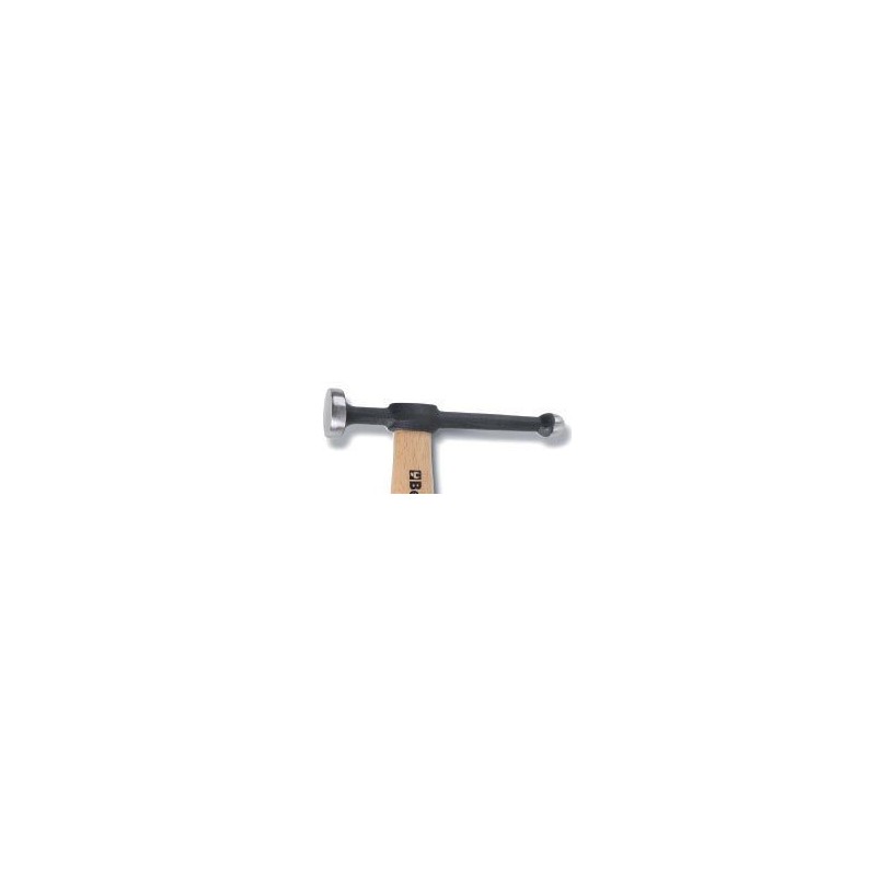 Ref. 1351 - Martillo de aplanar cabeza plana y peña esférica mango de madera