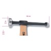 Ref. 1351 - Martillo de aplanar cabeza plana y peña esférica mango de madera