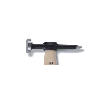 Ref. 1353 - Martillo de aplanar cabeza plana y peña en punta mango de madera