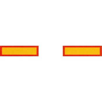 Ref. 0480 570 200 - Juego 2 Placas Señalización Vehículo Largo 570x200x2