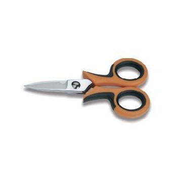 Ref. 1128BM - Tijeras electricista hojas rectas