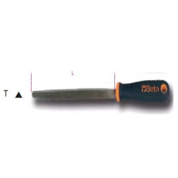 Ref. 1719BMA...T - Lima triangular corte semi con mango