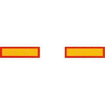 Ref. 0480 900 021 - Juego 2 Placas Reflectantes Trasera Autocar 565x195x1