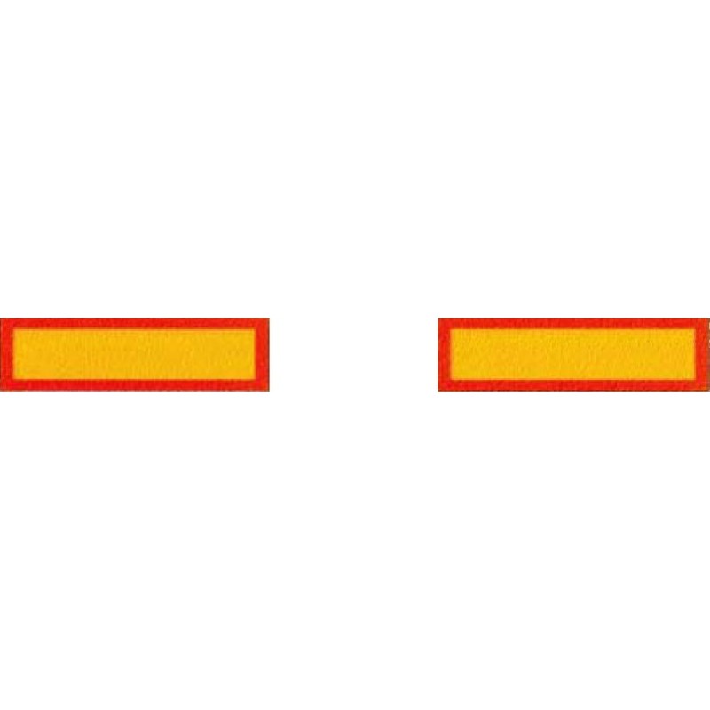 Ref. 0480 900 021 - Juego 2 Placas Reflectantes Trasera Autocar 565x195x1