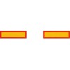 Ref. 0480 900 021 - Juego 2 Placas Reflectantes Trasera Autocar 565x195x1