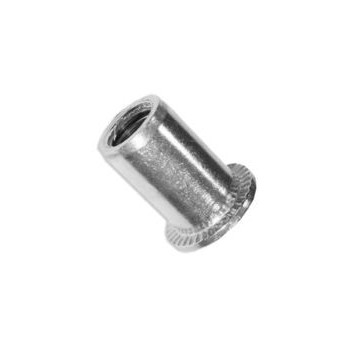 Ref. 0095 08 - Tuerca remachable lisa aluminio ala ancha