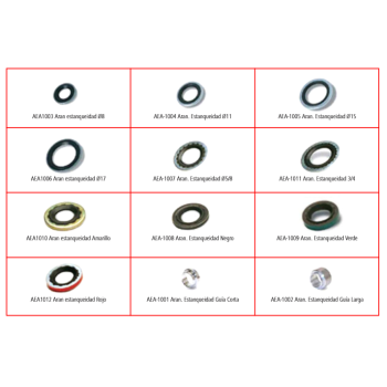 Conjunto juntas para compresores A/A