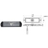 Ref. 0895 259 011 - Piloto Gálibo LED 12/24V con reflectante