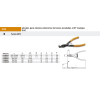 Ref. 1038 - Alicate Seeguer exterior curvos 90º mango PVC