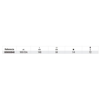 Ref. 900/35A - Empuñadura articulada 1/4"