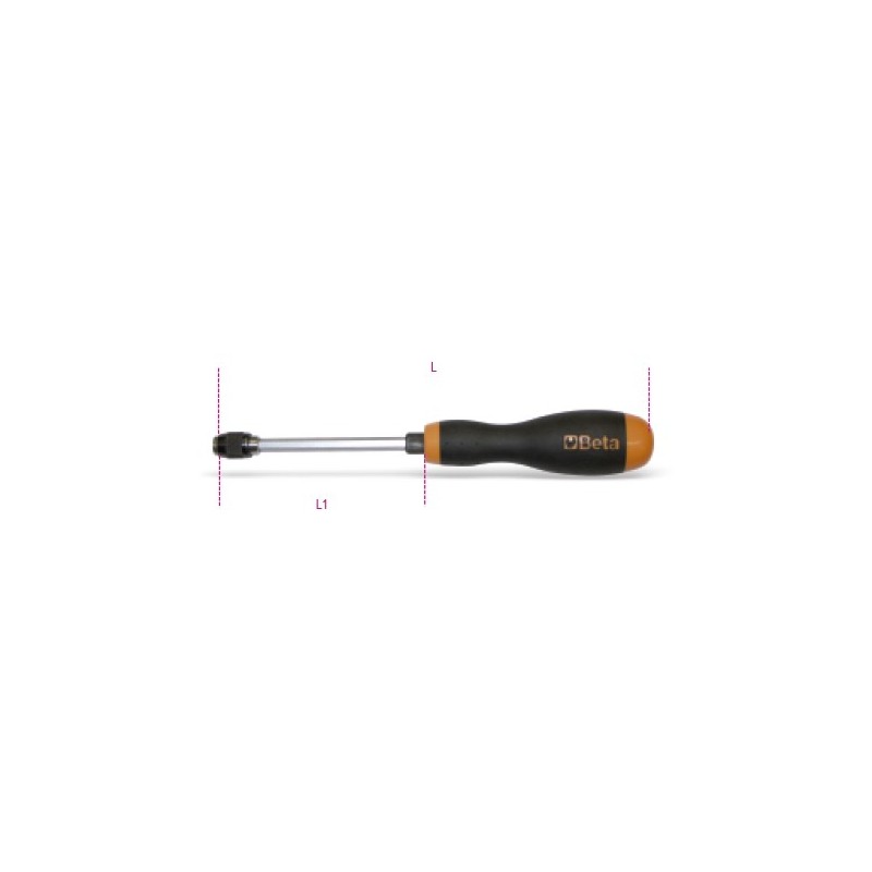 Ref. 851SR - Destornillador porta puntas 1/4"