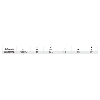 Ref. 900/25 - Articulación Universal 1/4"