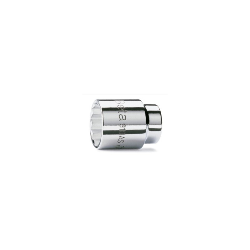 Ref. 910AS - Vaso estándar en pulgadas 3/8" multicara