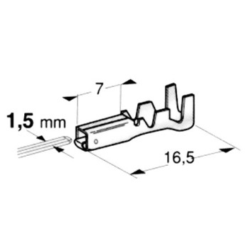 Ref. 0409 055 60 - Terminales Especiales para Conector “Super Seal”