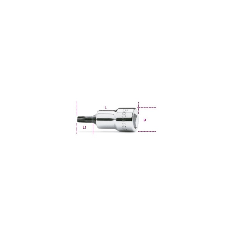 Ref. 910TX - Vaso con punta Torx 3/8"
