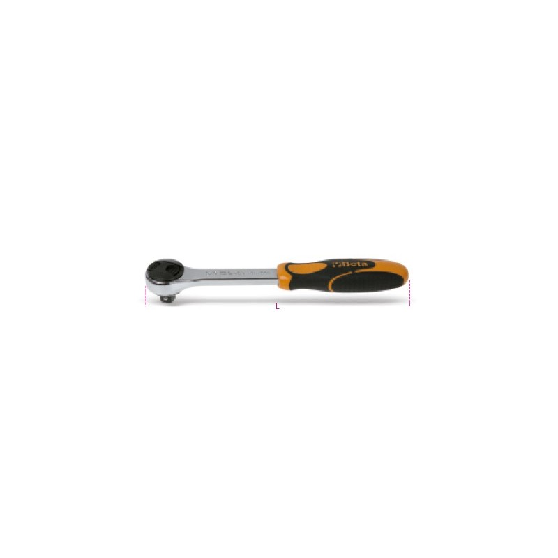 Ref. 910/55Q - Carraca Cabeza redonda 3/8" 48d