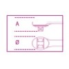 Ref. 910/55 - Carraca cabeza redonda 3/8" 72d