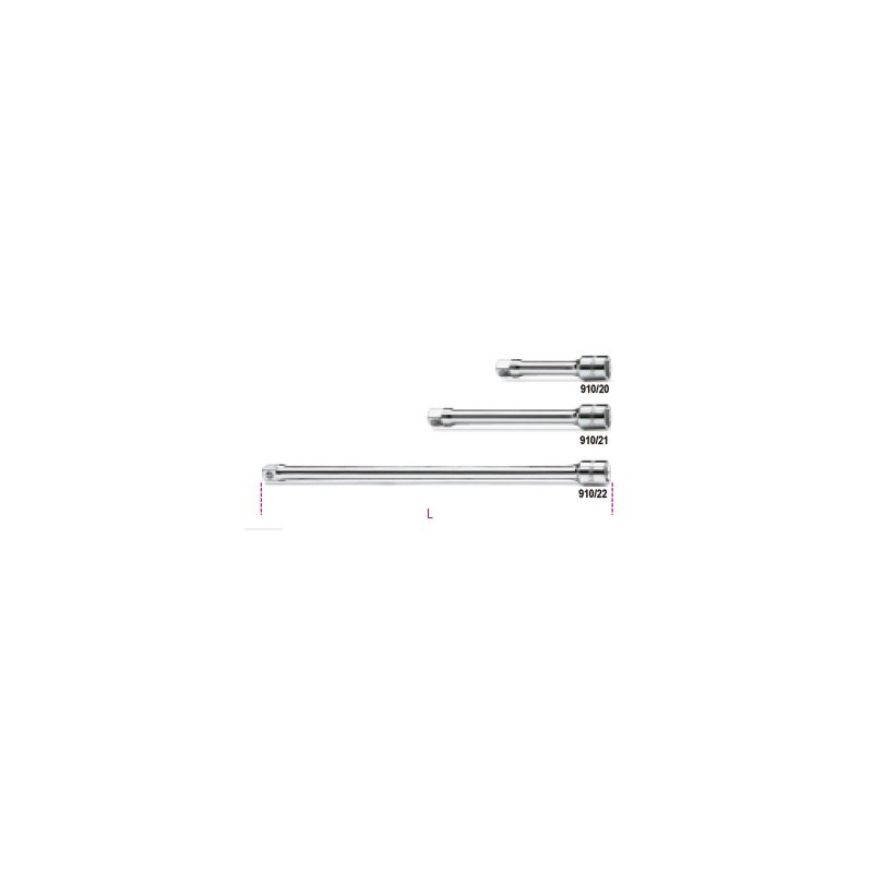 Ref. 910/... - Extensión estándar 3/8" 75-250mm