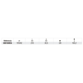 Ref. 910/42 - Empuñadura corredera 3/8"