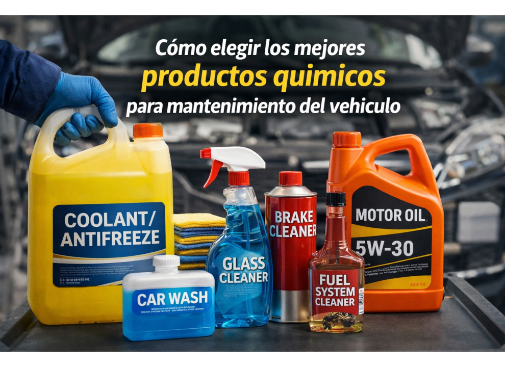 Cómo elegir los mejores productos químicos para mantenimiento del vehículo